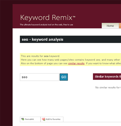 Keyword Remix Tool